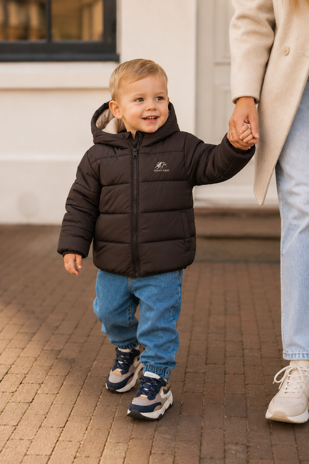 KONGES SLØJD winterjas jongen Alpi Jacket GRS Chocolate Brown (chocoladebruin)