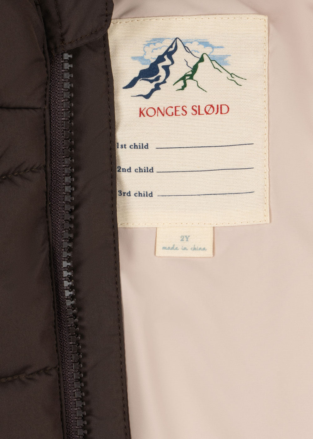 KONGES SLØJD winterjas jongen Alpi Jacket GRS Chocolate Brown (chocoladebruin)