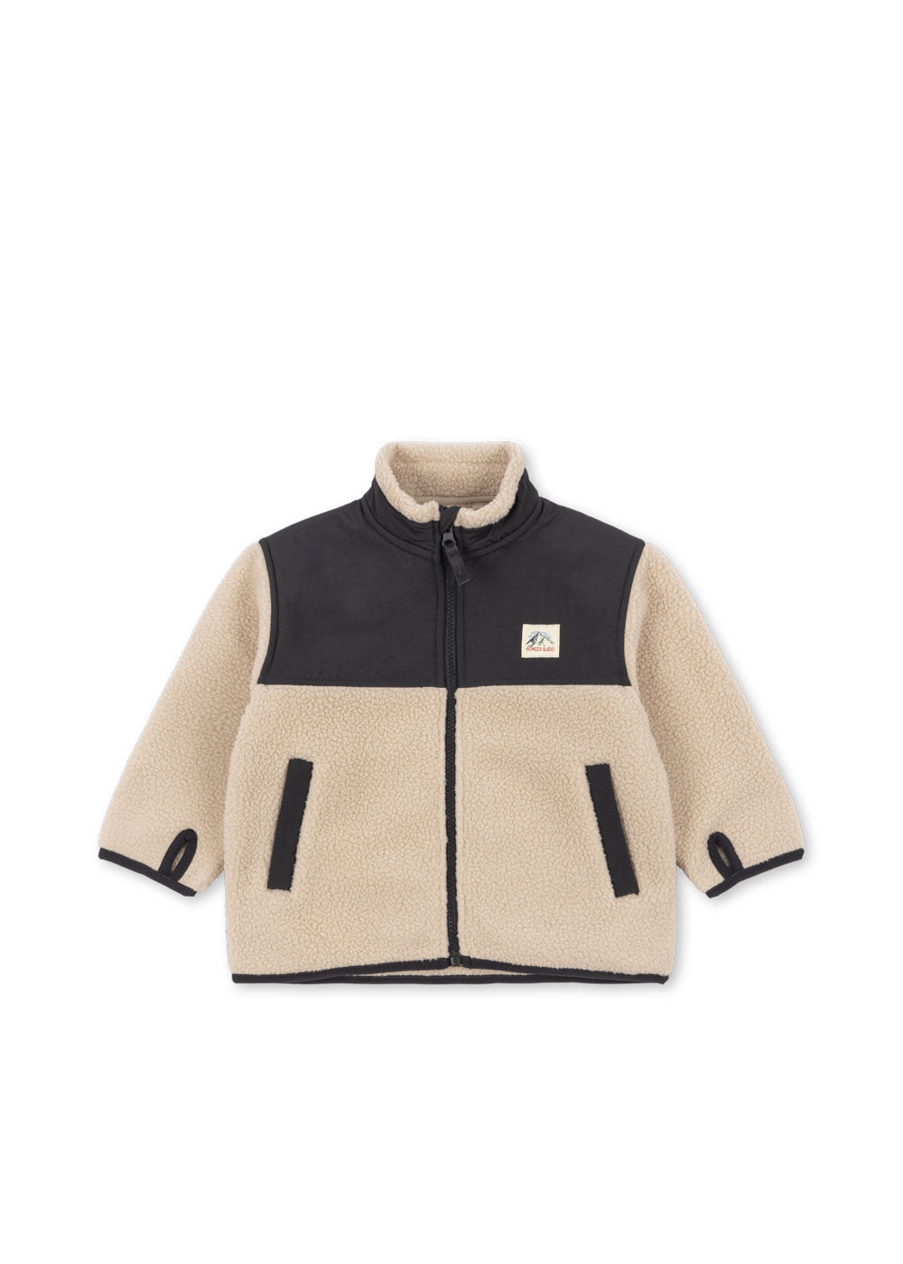 KONGES SLØJD fleecejas teddy jas kind Flynn Fleece Jacket GRS Oxford Tan (beige)