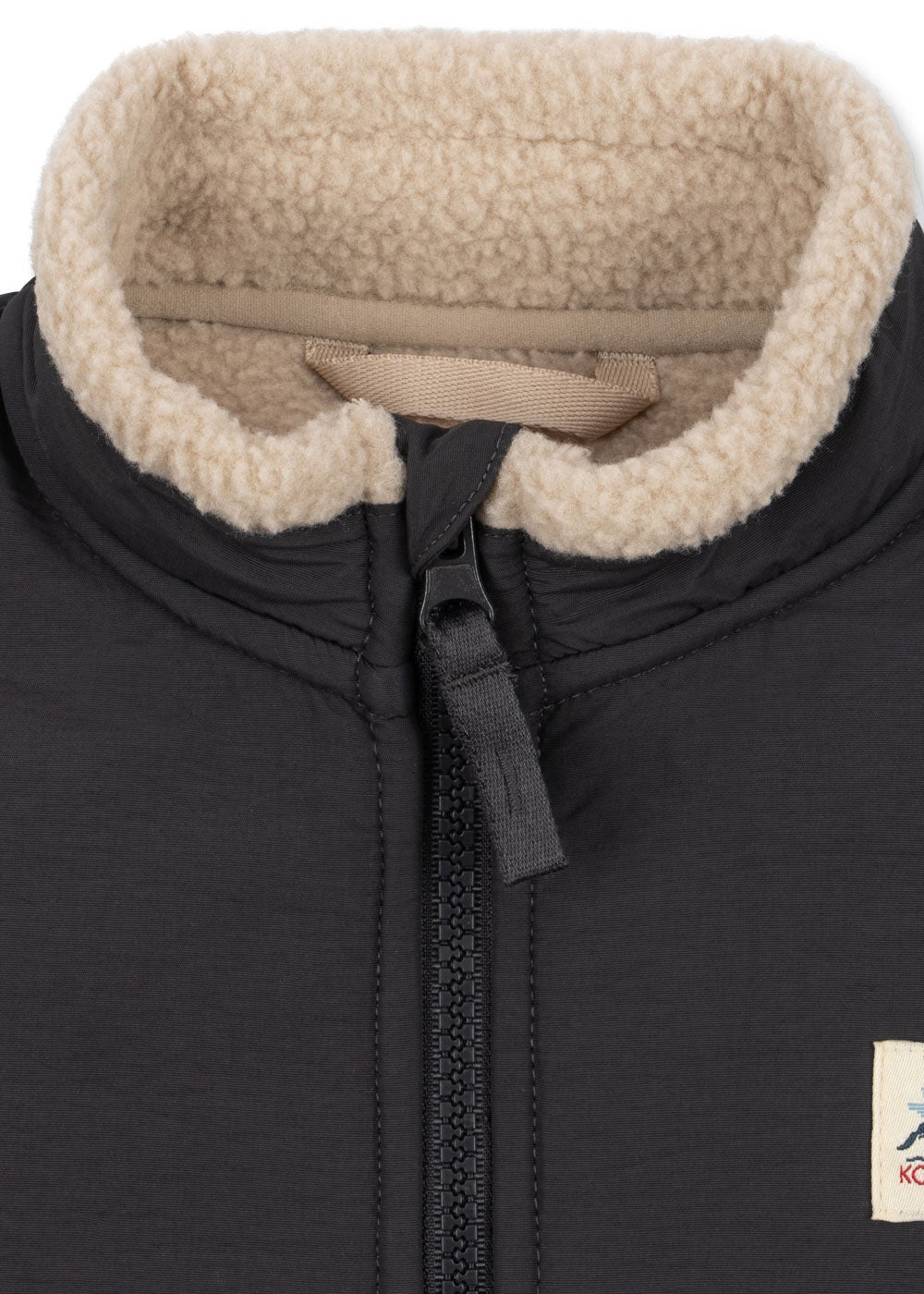 KONGES SLØJD fleecejas teddy jas kind Flynn Fleece Jacket GRS Oxford Tan (beige)