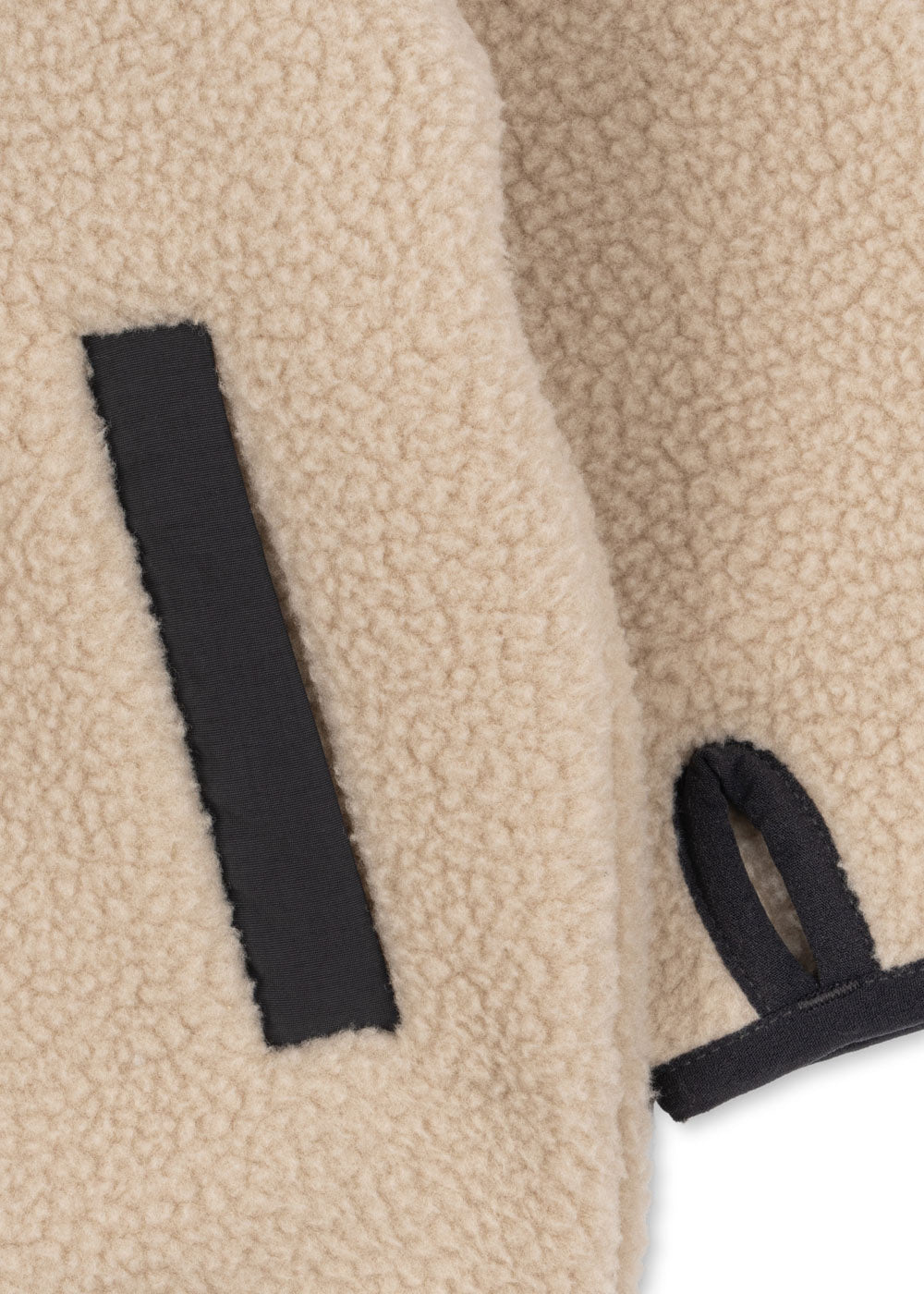 KONGES SLØJD fleecejas teddy jas kind Flynn Fleece Jacket GRS Oxford Tan (beige)