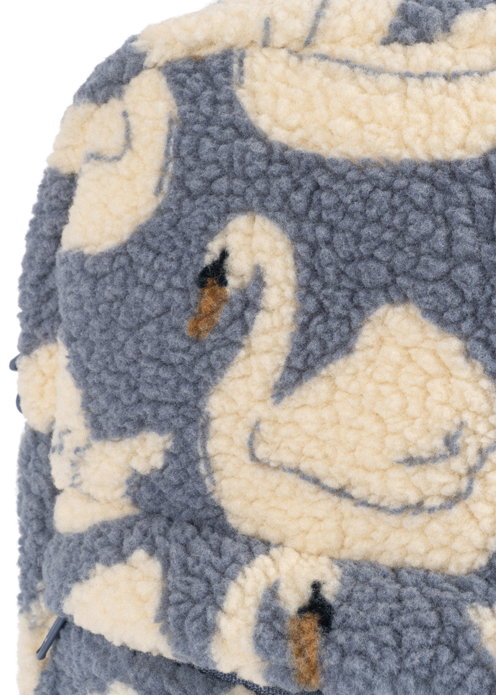 KONGES SLØJD teddy rugzak kind Jody Teddy Backpack GRS rugtas Swan zwaan (gebroken wit)