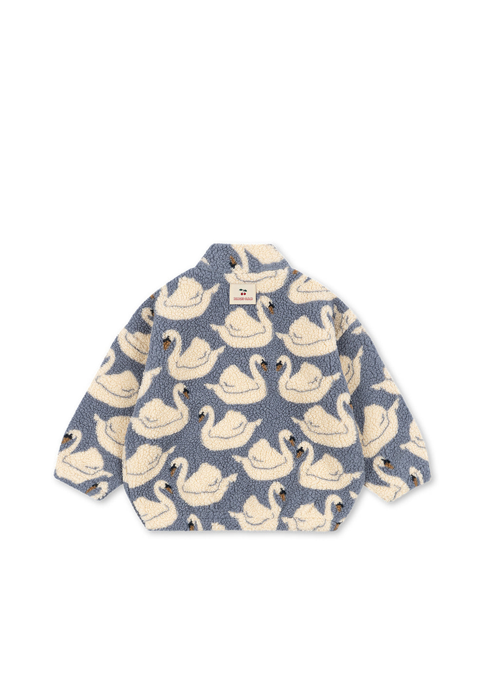 KONGES SLØJD teddyjas kind Jody Teddy Jacket GRS Swan zwaan (gebroken wit)