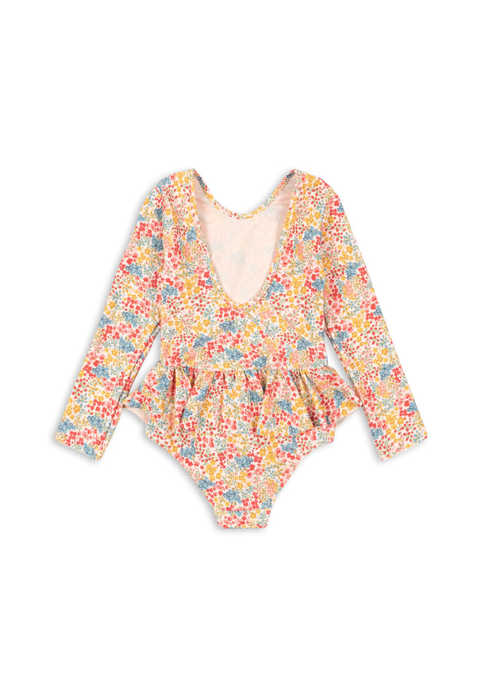 Konges Sløjd badpak meisje Municci LS Swimsuit GRS Fio Cala kleuren bloemenprint