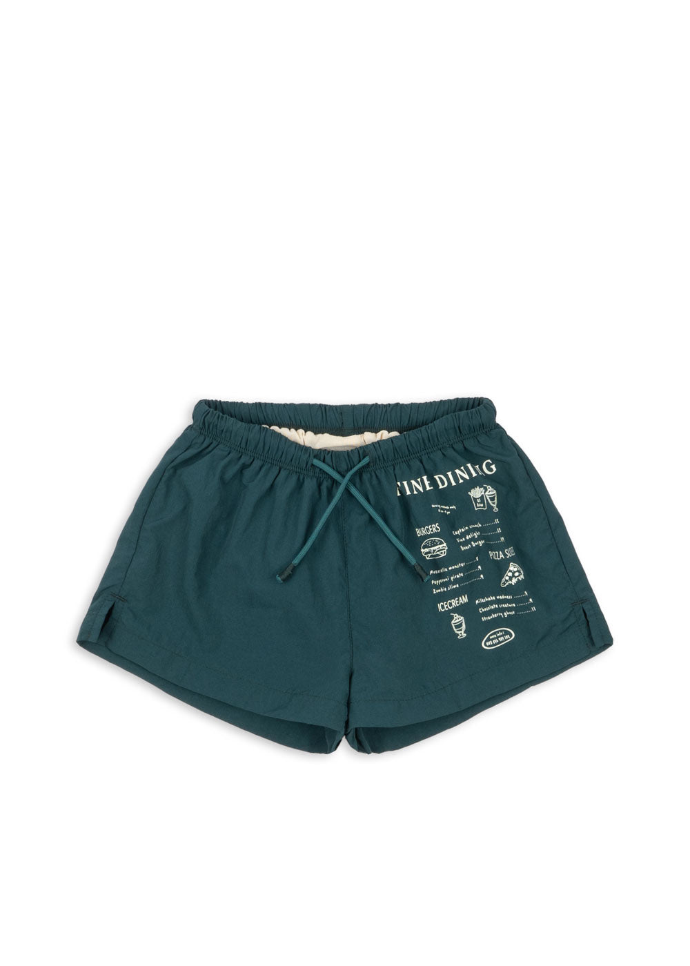 Konges Sløjd zwembroek jongen Pomio Short Swim Shorts GRS Sea Moss groen