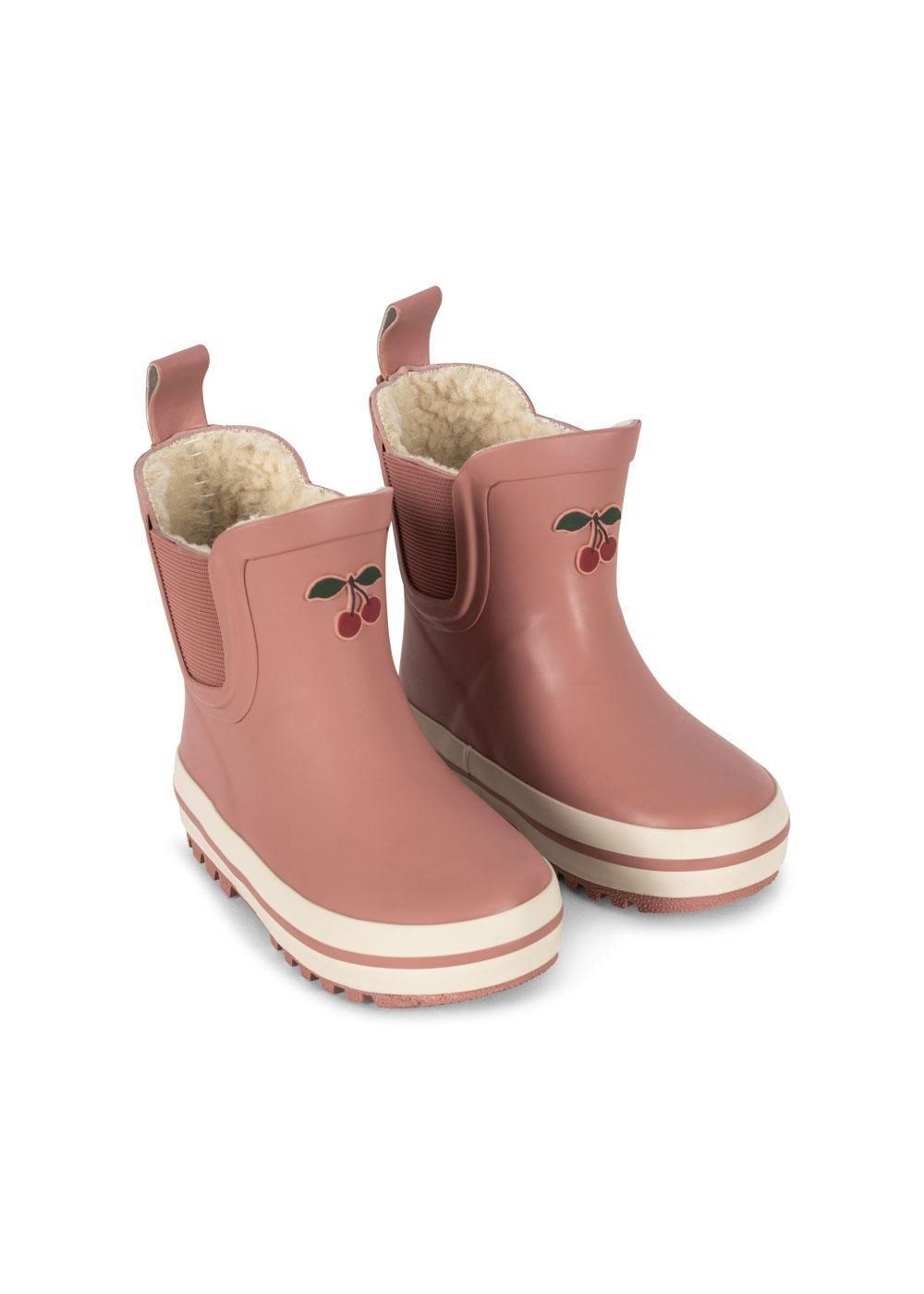 KONGES SLØJD regenlaarzen kind Roi Rain Boot Low Cameo Brown (oudroze)