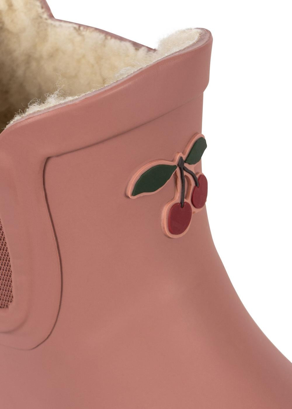 KONGES SLØJD regenlaarzen kind Roi Rain Boot Low Cameo Brown (oudroze)