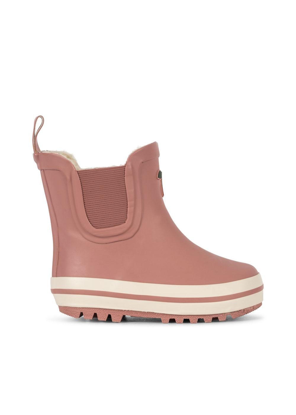KONGES SLØJD regenlaarzen kind Roi Rain Boot Low Cameo Brown (oudroze)
