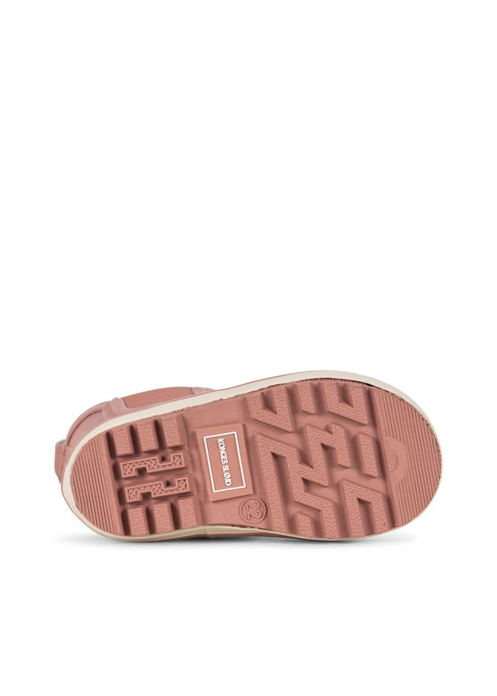 KONGES SLØJD regenlaarzen kind Roi Rain Boot Low Cameo Brown (oudroze)