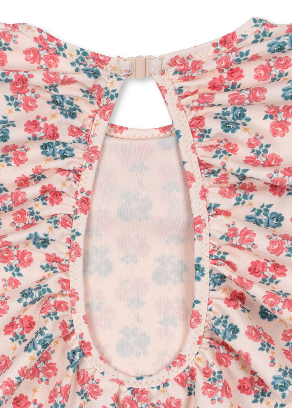 Konges Sløjd badpak kind Manuca Lumina Rose (bloemenprint roos)