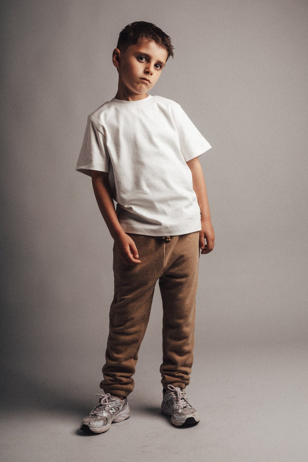 LABO DE COLORES T-shirt jongen Leff Off-white wit