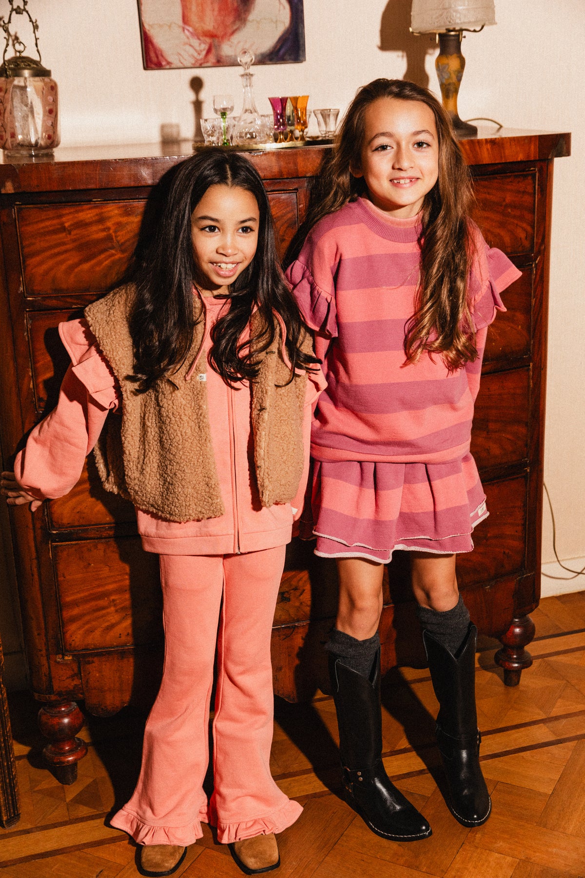 LABO DE COLORES rok skirt meisje Liorah Rose Salmon (zalmroze)
