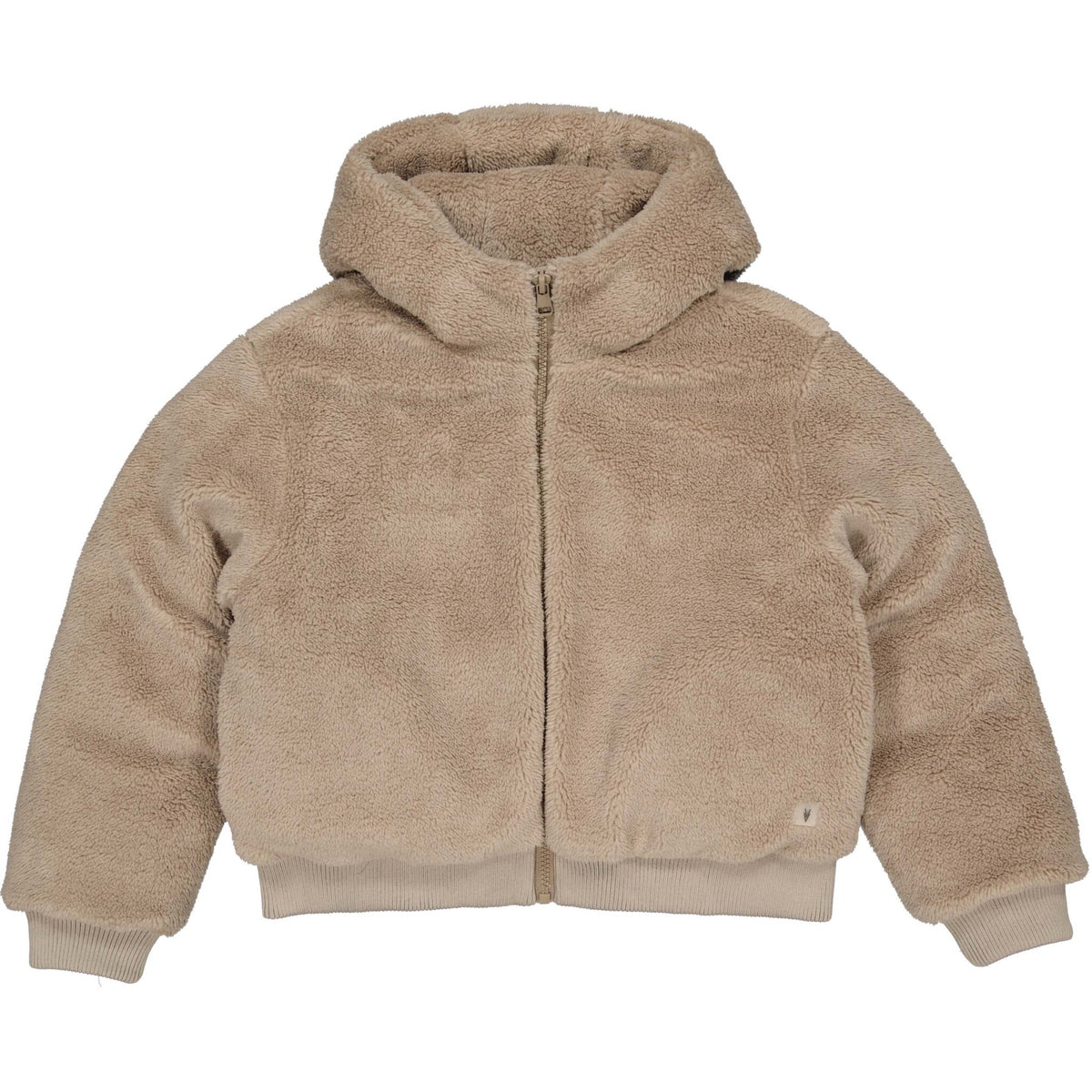 LEVV omkeerbare winterjas meisje Reversible Jacket Dalicia Dark Sand (beige)