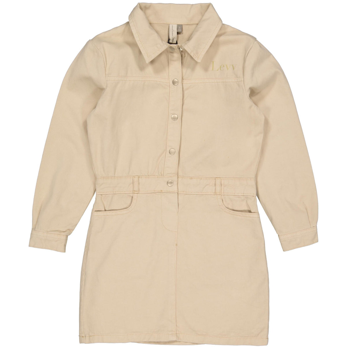 LEVV jurk meisje Damaris Light Sand (zand)