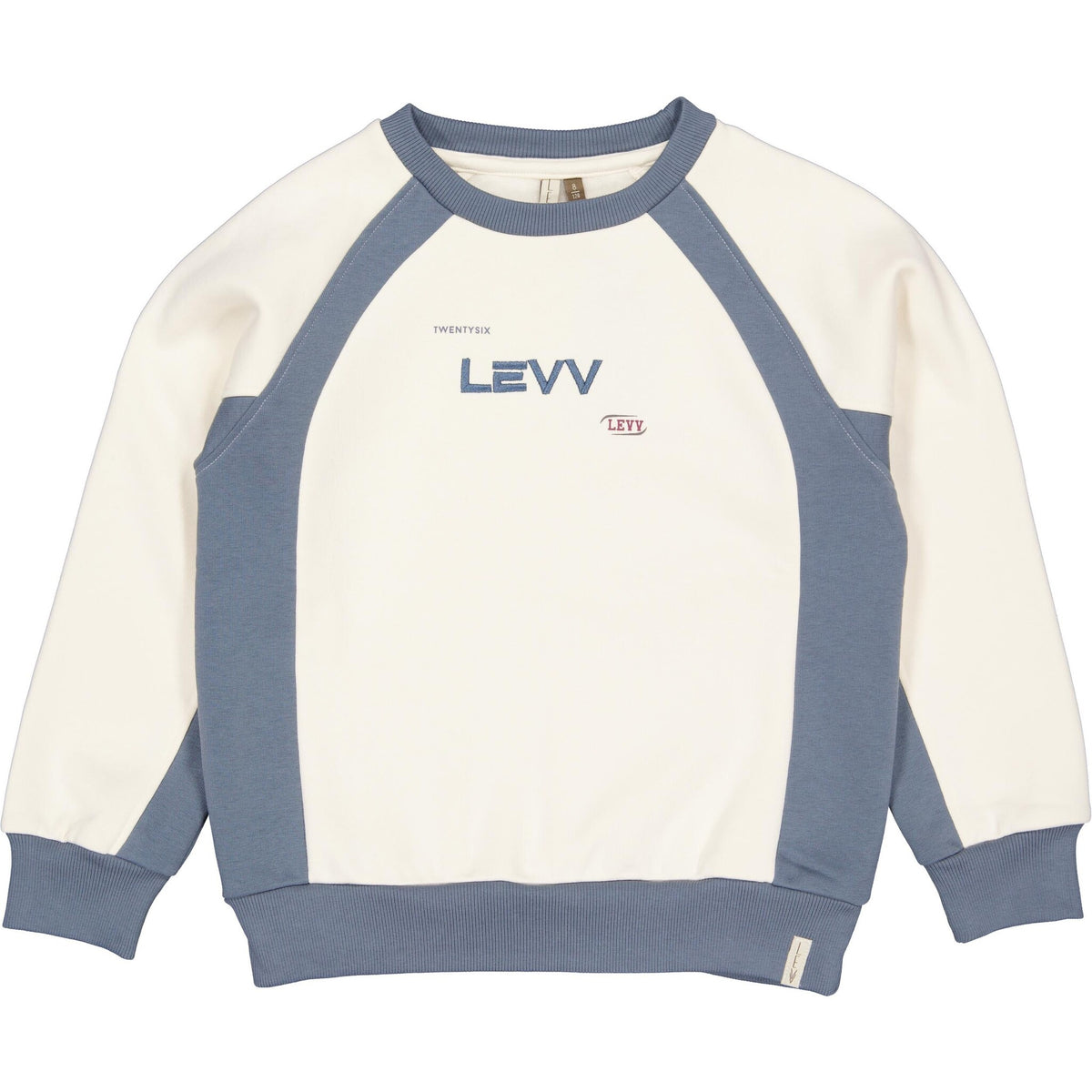 LEVV sweater jongen Deacon Cotton Cream (crème)