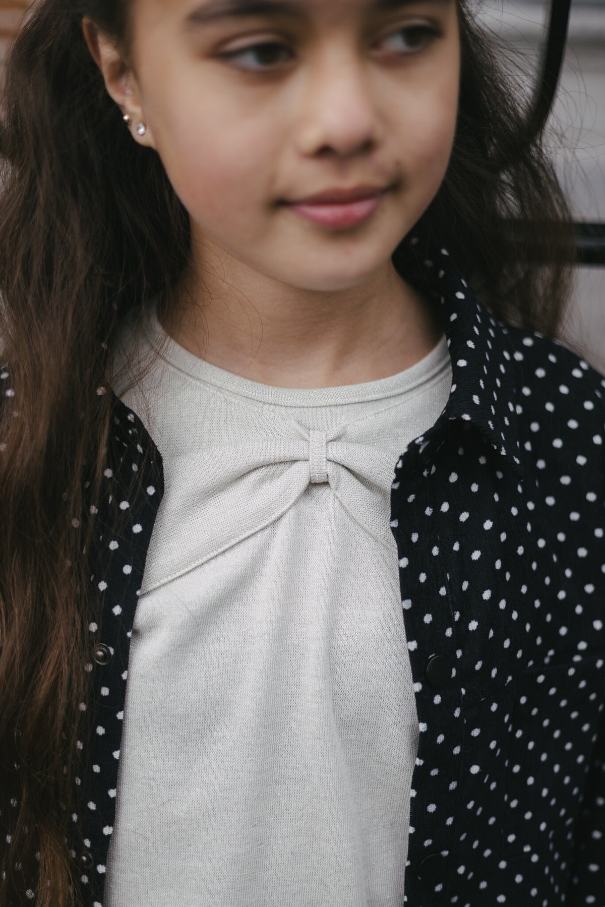 LEVV T-shirt meisje Deborah Soft White (gebroken wit)