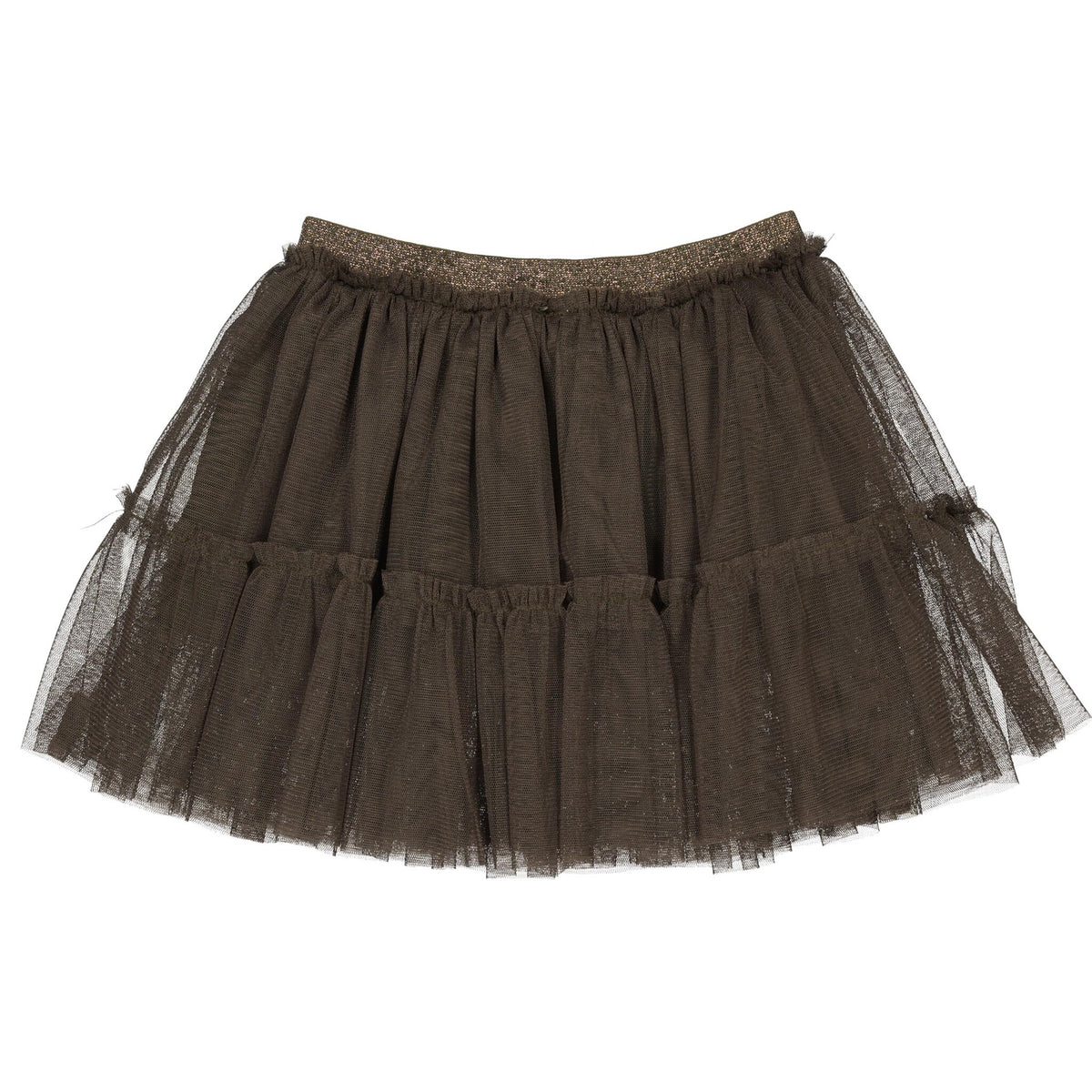 LEVV rok meisje Delores Dark Olive (donker olijfgroen)