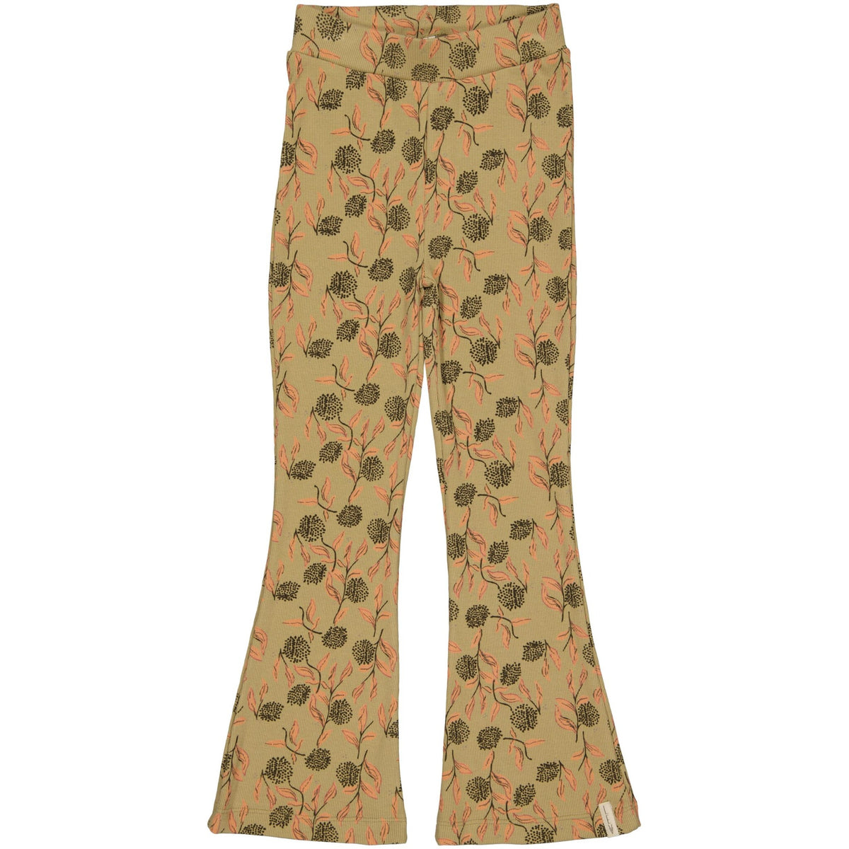 LEVV broek meisje Demi AOP Coral Flower (bloemenprint)