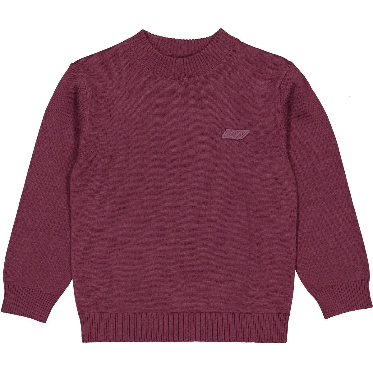 LEVV sweater jongen Devon Dark Red (donkerrood)