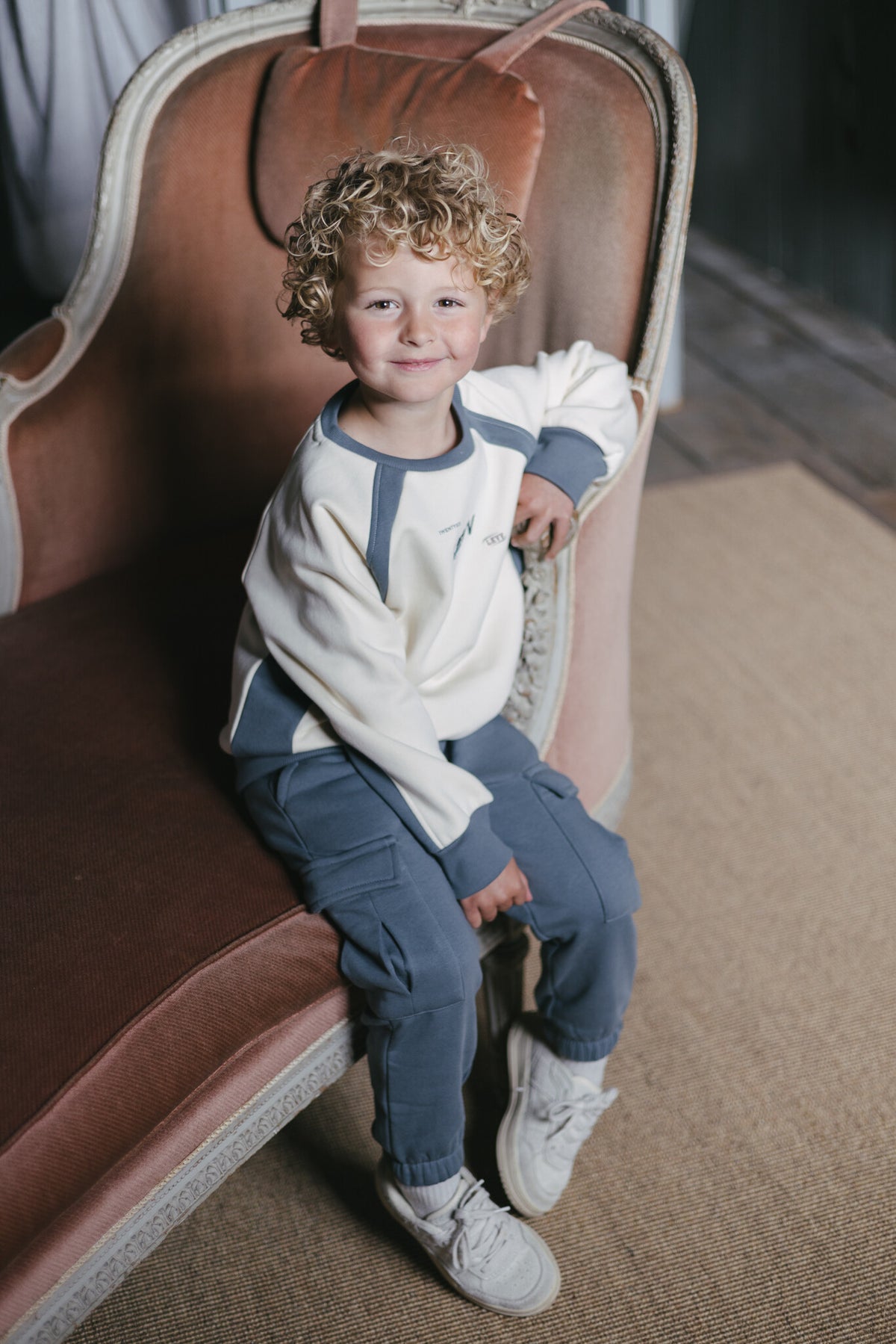 LEVV broek jongen Dwayne Mid Blue (middelblauw)