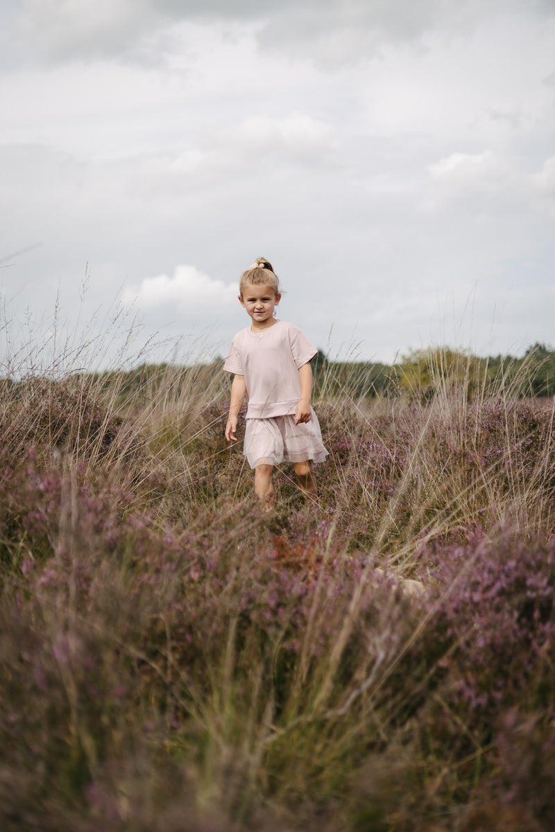LEVV jurkje meisje Babbe jurk Mauve lichtpaars