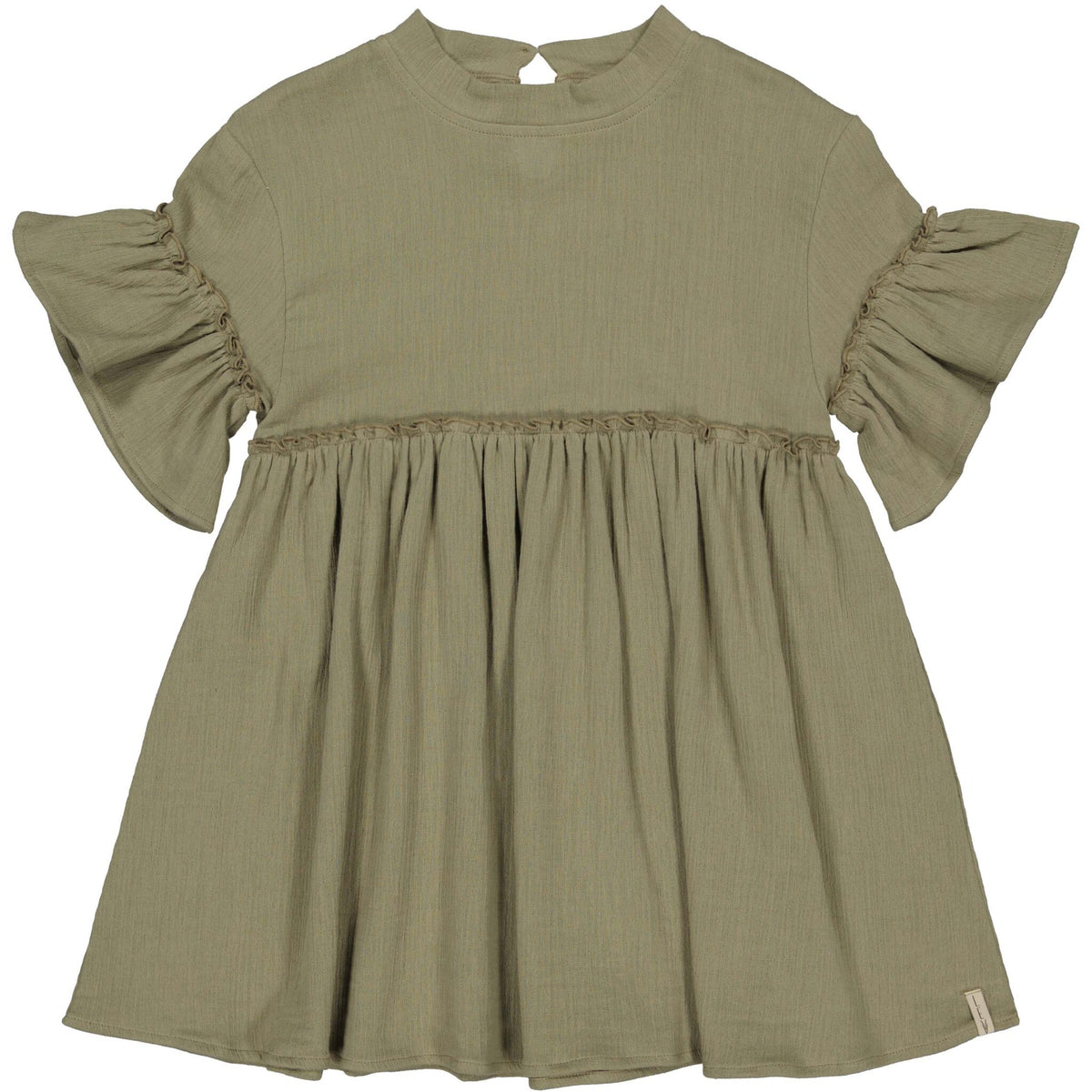 LEVV jurkje meisje Batu jurk Khaki Green groen