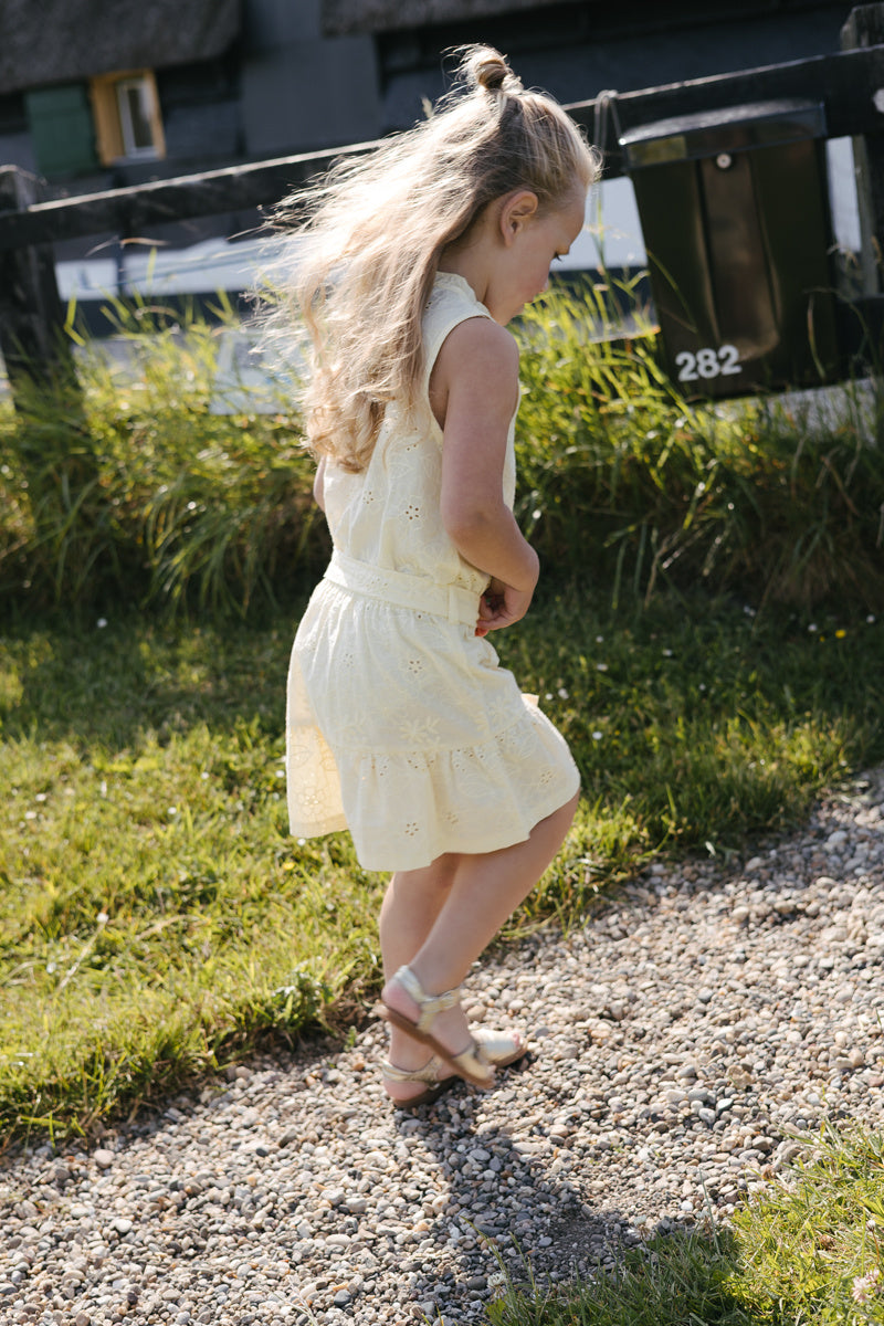LEVV jurkje meisje Becky jurk Bright Yellow geel