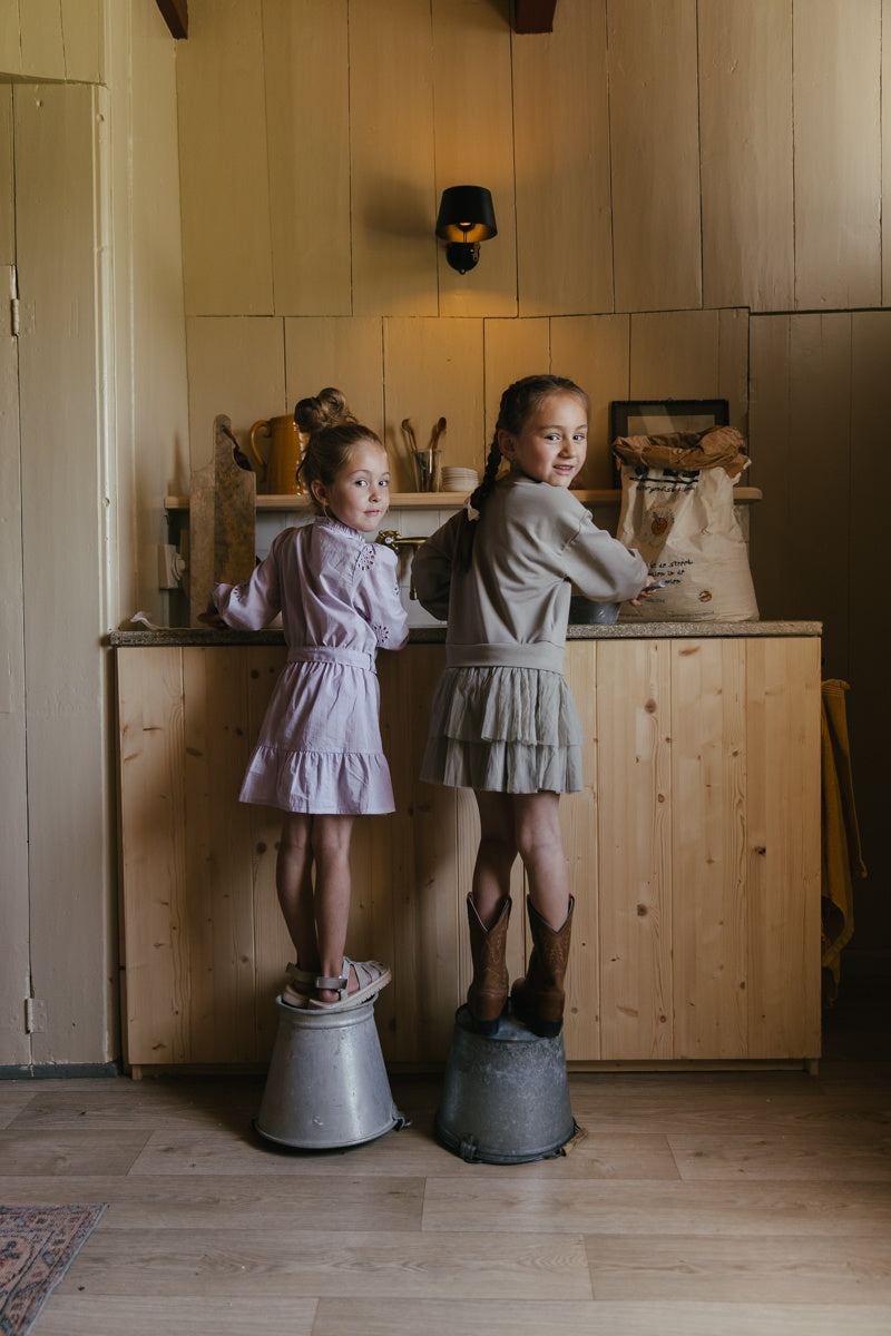 LEVV jurkje meisje Lila jurk Lilac lila