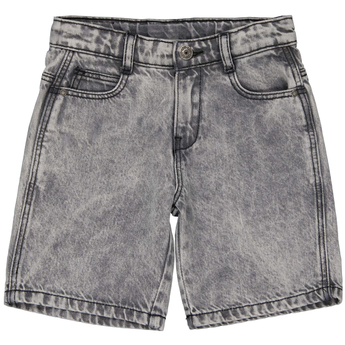 LEVV korte broek jongen Brandon short Grey Denim grijs denim