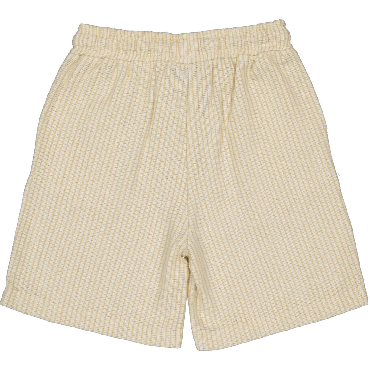 LEVV korte broek jongen Bruun short AOP Off White Stripe off white gestreept