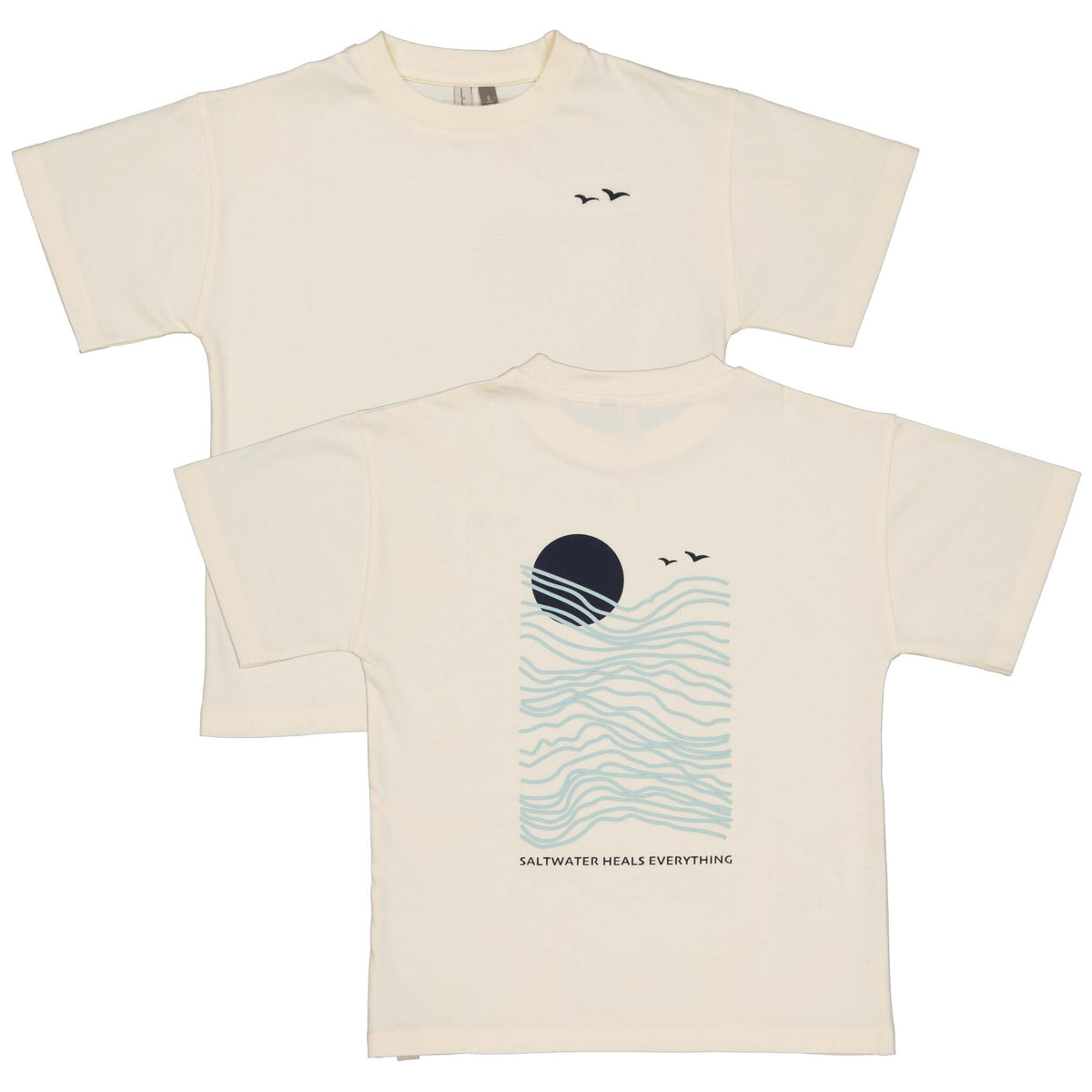 LEVV shirt jongen Baran T-shirt Soft White wit