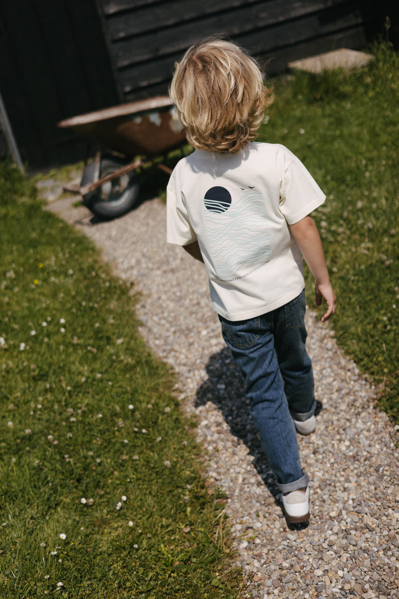 LEVV shirt jongen Baran T-shirt Soft White wit