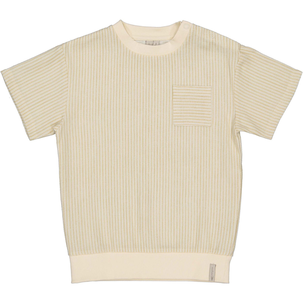 LEVV shirt jongen Benico T-shirt AOP Off White Stripe off white gestreept