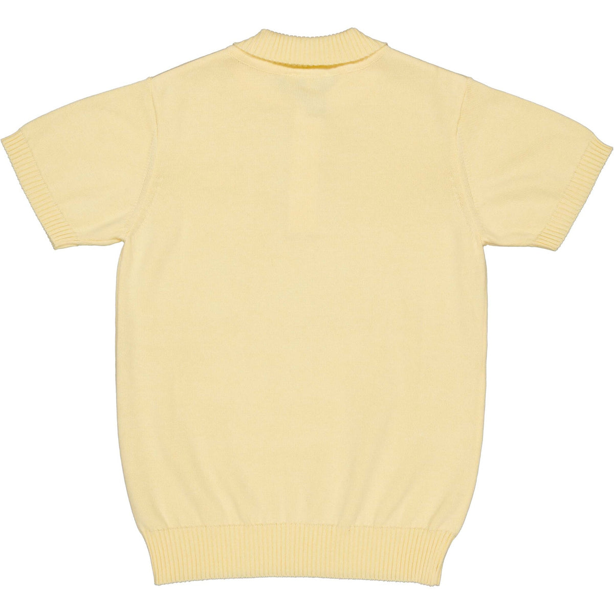 LEVV polo jongen Benjamin polo shirt Pastel Yellow geel