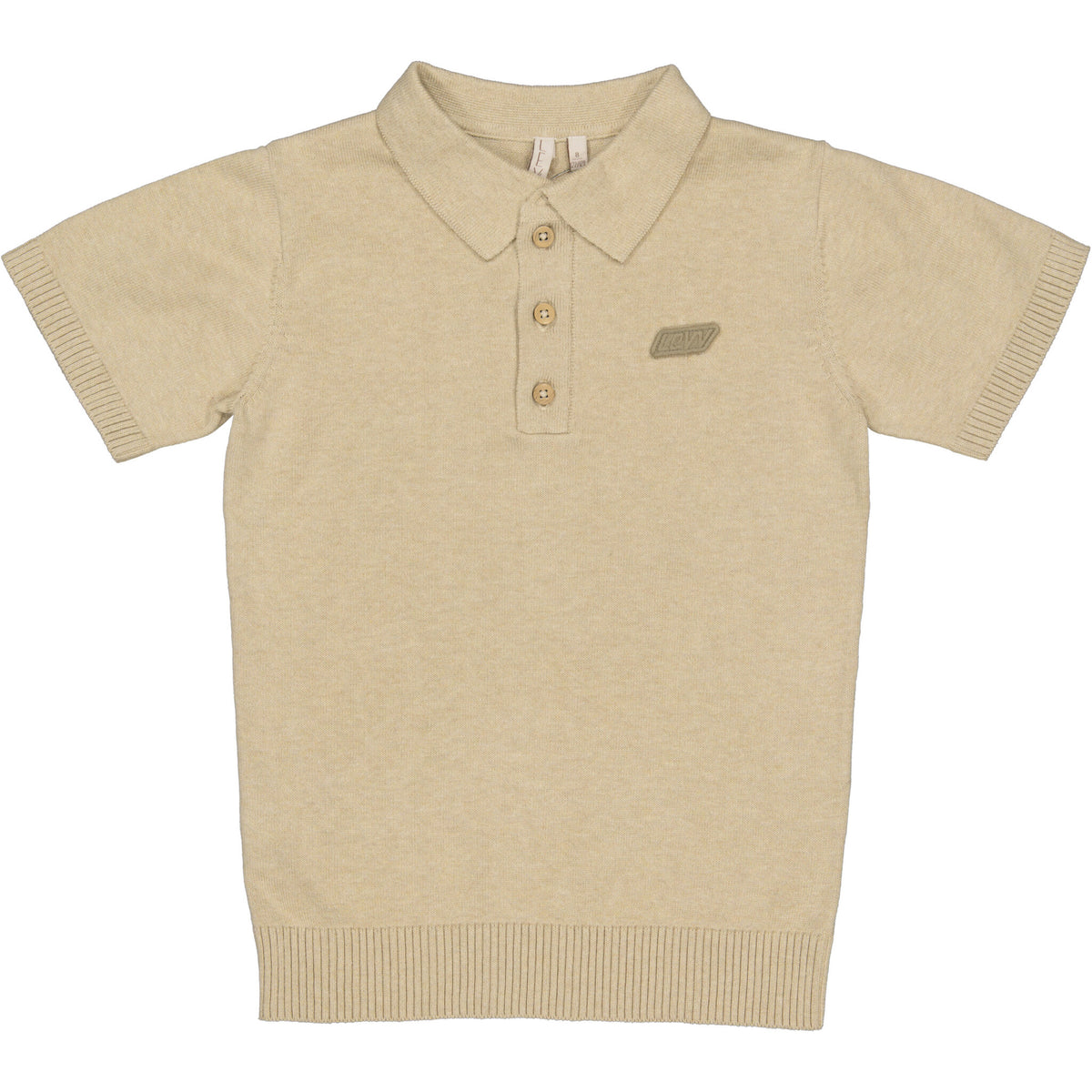 LEVV polo jongen Benny polo shirt Beige