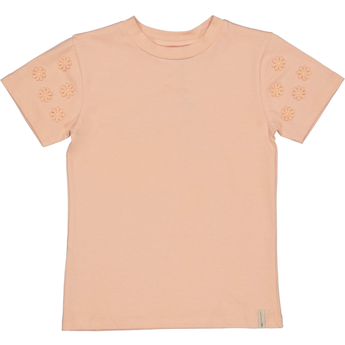 LEVV shirt meisje Berna T-shirt Pastel Peach perzikkleur