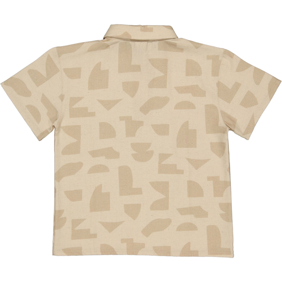 LEVV shirt jongen Bertus T-shirt AOP Sand Graphic zandkleur met print