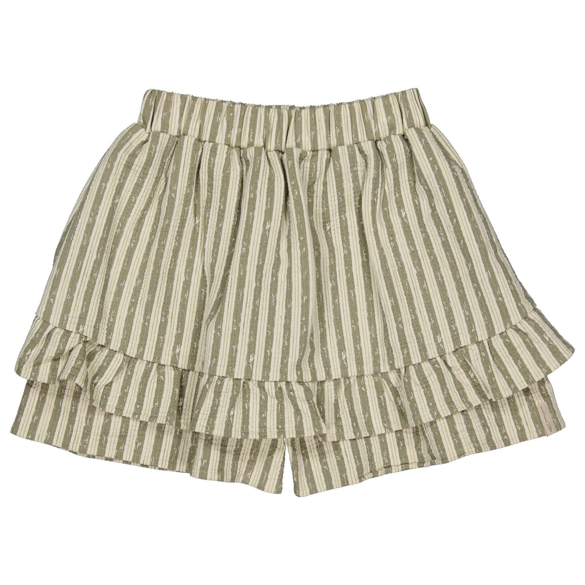LEVV rokje meisje Billie rok AOP Green Stripe groen gestreept