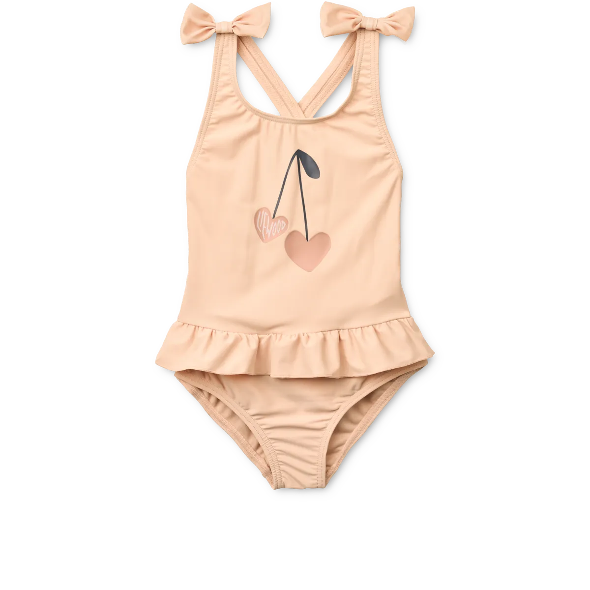 LIEWOOD badpak meisje Amara met strik Apple Blossom roze