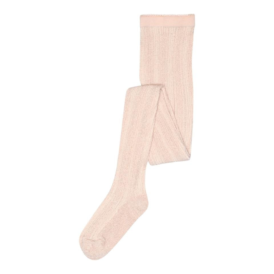 Celosia Glitter Tights | Dew Rose