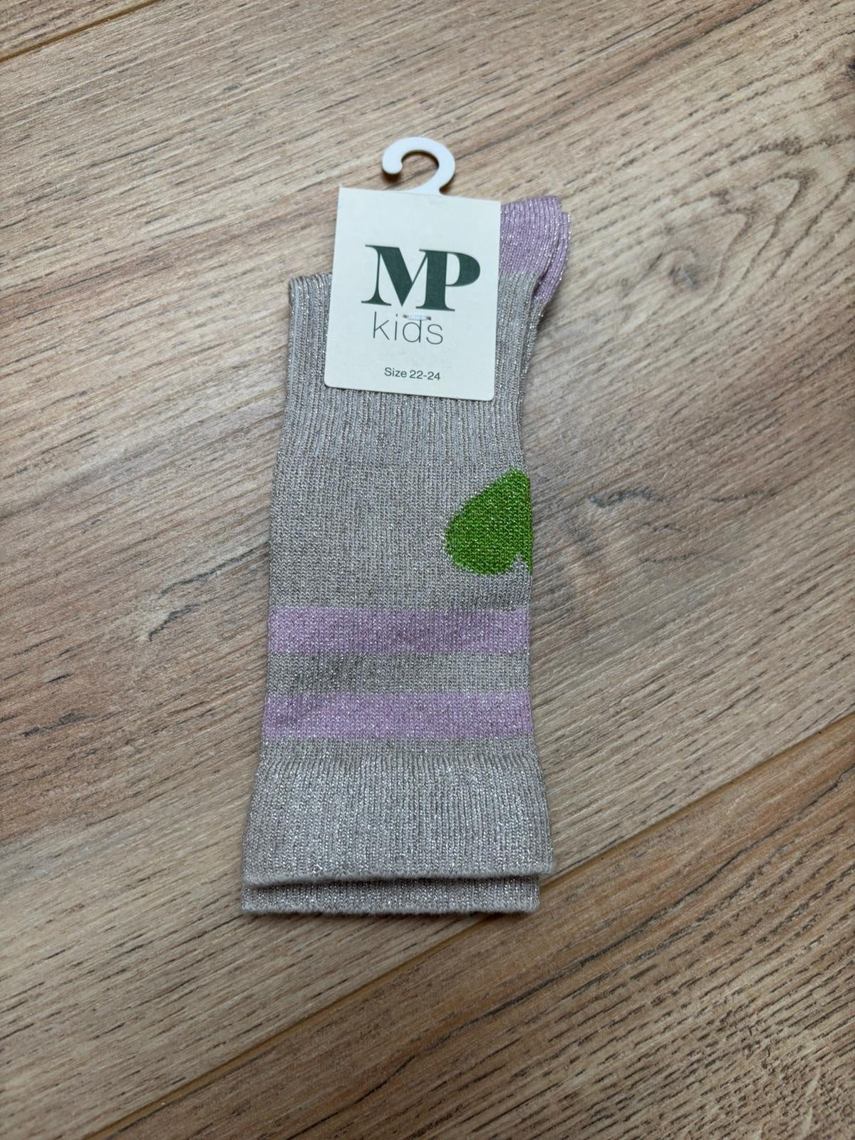 MP Denmark | Elga Glitter Knee Socks | Antarctica