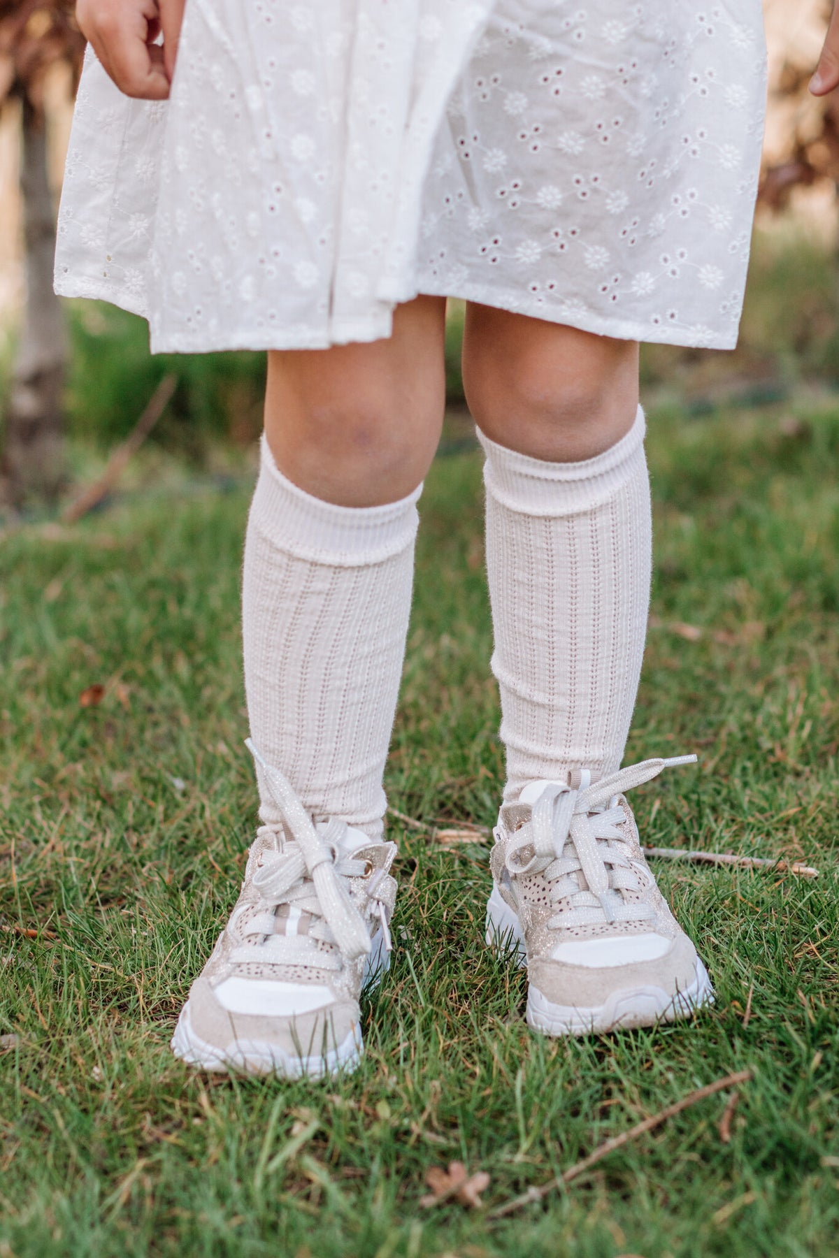 Inger Knee Socks | Cream