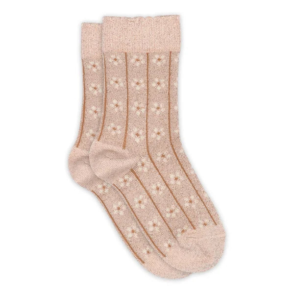 MP Denmark | Oline glitter socks | Rose Dust