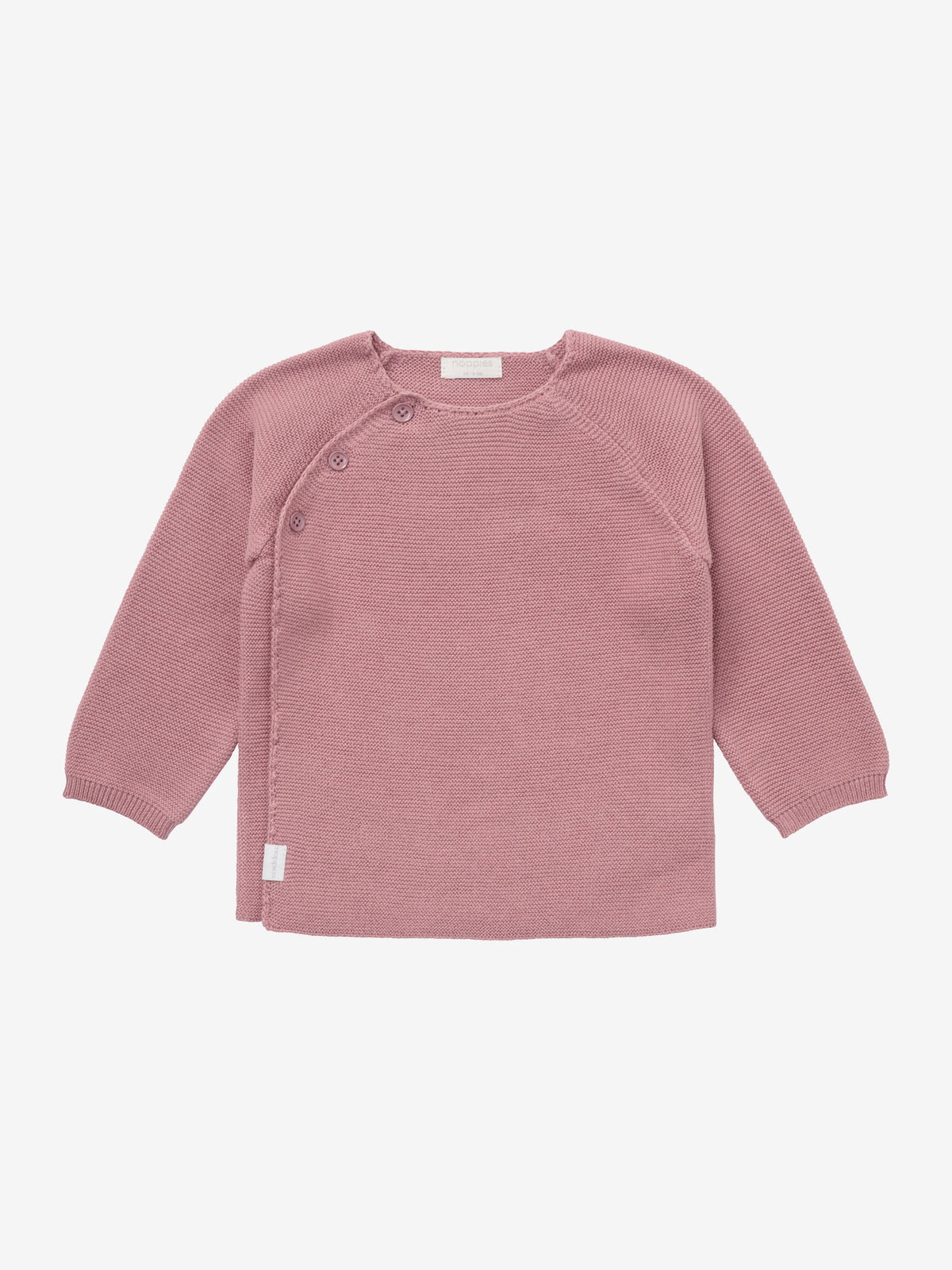Noppies gebreid overslagvest baby Pino Deauville Mauve (mauve roze)