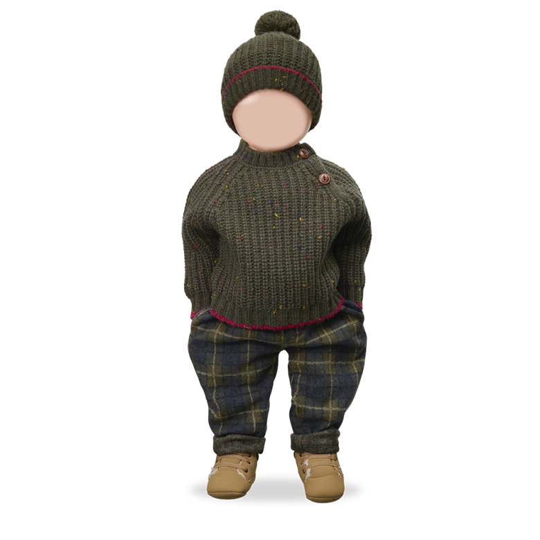 1+ IN THE FAMILY broek Churchill Blue (blauw)