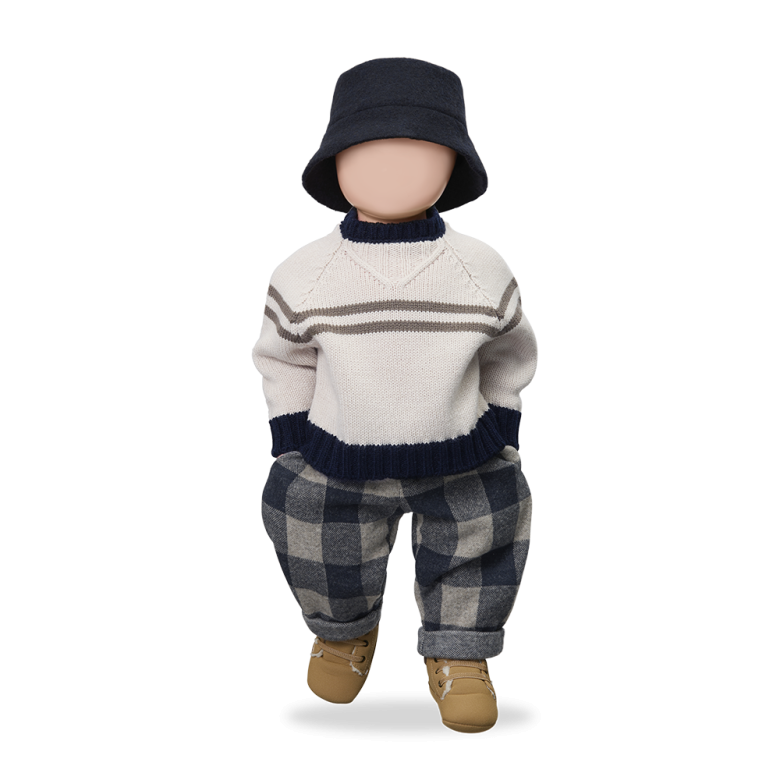 1+ IN THE FAMILY broek Firenze Blue (blauw)