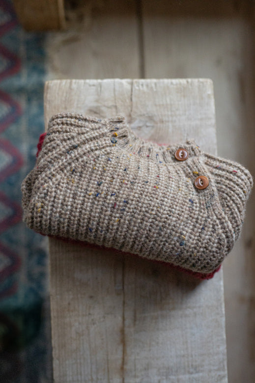 1+ IN THE FAMILY sweater Maligne Canapa (taupe melange)