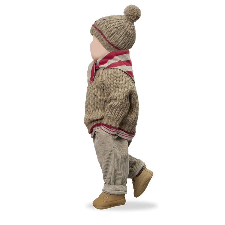1+ IN THE FAMILY sweater Maligne Canapa (taupe melange)
