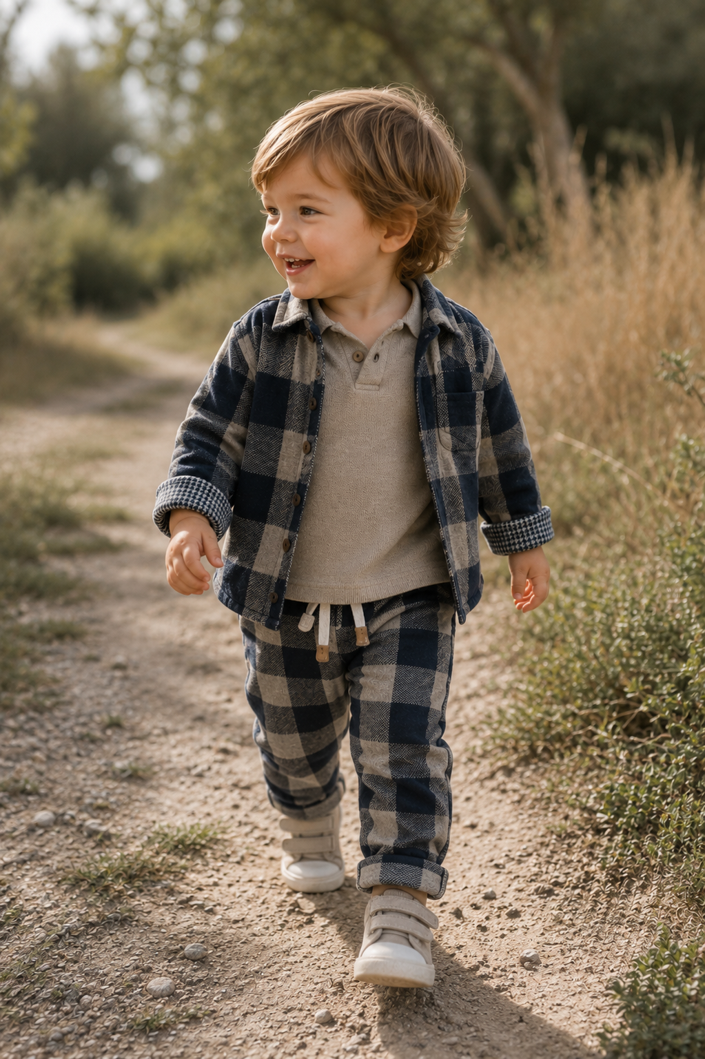 1+ IN THE FAMILY sweater Monterosso Canapa (taupe melange)