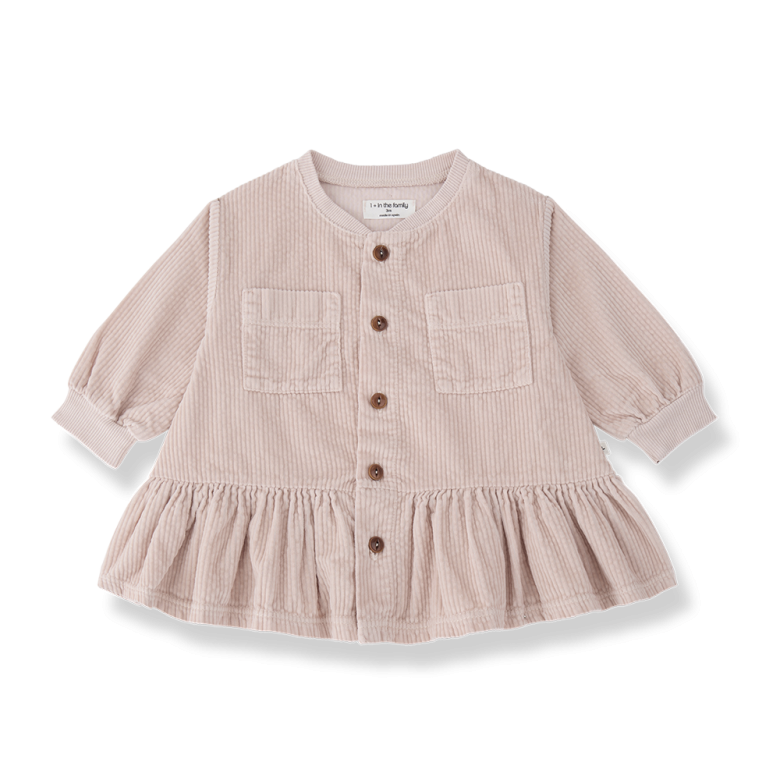 1+ IN THE FAMILY jurk baby Regina Nude (lichtroze)